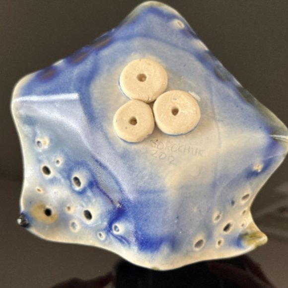 Art Deco Studio Pottery Trinket Tray | Jewelry | Clay | Handmade | Bowl - Picture 2 of 4